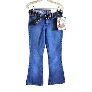 Mudd Bell Bottom Hip Huggers Hippie NWT Size 1  26X31
